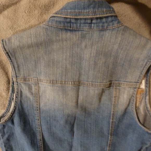 Fire Los Angeles Studed Denim Jeans Vest - Picture 5 of 9